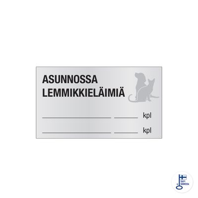 KP Asunnossa lemmikkieläimiä 70x40TA