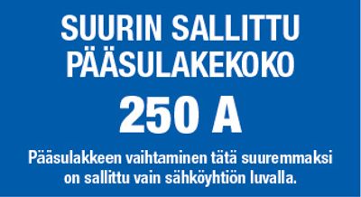 Sulaketarra-arkki 250A Sulaketarra-arkki 250A