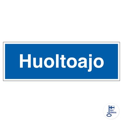 Huoltoajo 300x100MU Sin.valk. autokäyttöön