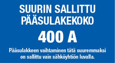 Sulaketarra-arkki 400A