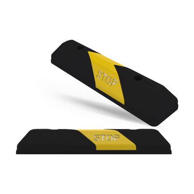 Wheel Stopper 60 cm musta-keltainen