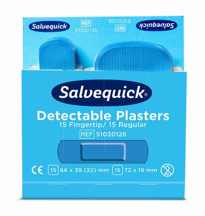 Salvequick muovilaastari sormenpää/tavallinen