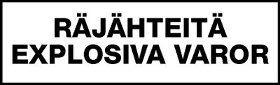 Räjähteitä Räjähteitä