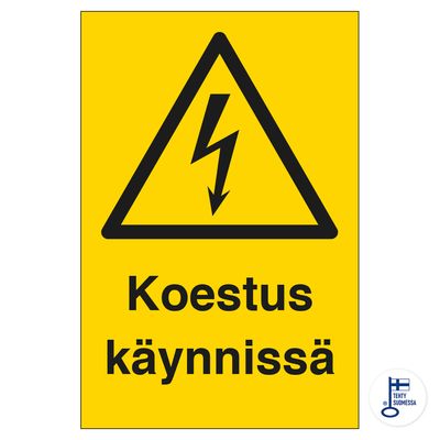 Koestus käynnissä Koestus käynnissä