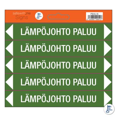 Putkistotarra-arkki Lämpöjohto paluu