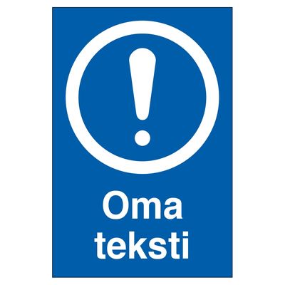 Suunnittele oma ohjekyltti