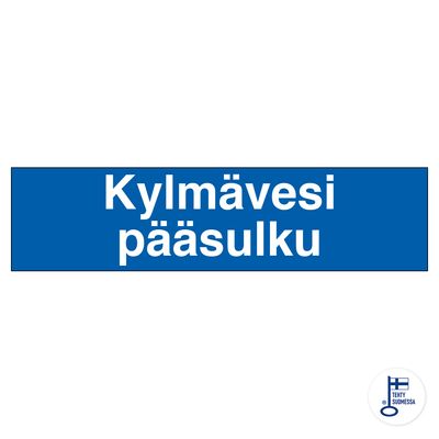 Kylmävesi pääsulku Kylmävesi pääsulku