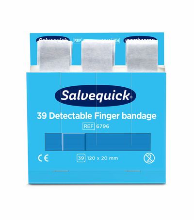 Salvequick sin. muovilaast. pitkä teippi  6x39 kpl