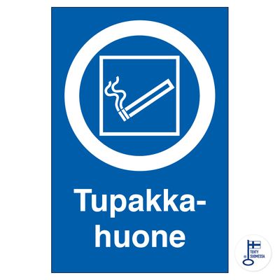 Tupakkahuone (symboli+teksti) Tupakkahuone (symboli+teksti)