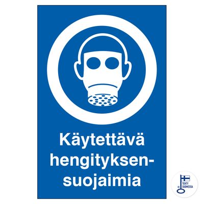 KP Käytettävä hengityssuojaimia 200x300MU