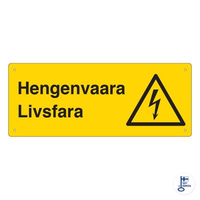 KP Hengenvaara-Livsfara (vaaka) 300x120ALU