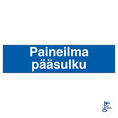 Paineilma Pääsulku Paineilma Pääsulku