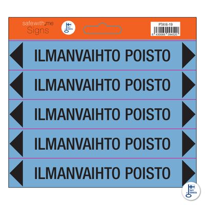 Putkistotarra-arkki Ilmanvaihto poisto