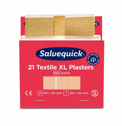 Salvequick iso kangaslaastari (6 x 21 kpl)