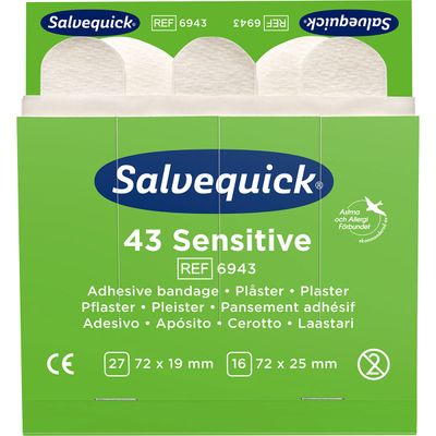 Salvequick kuitukangaslaastari (6 x 43 kpl) Salvequick kuitukangaslaastari (6 x 43 kpl)