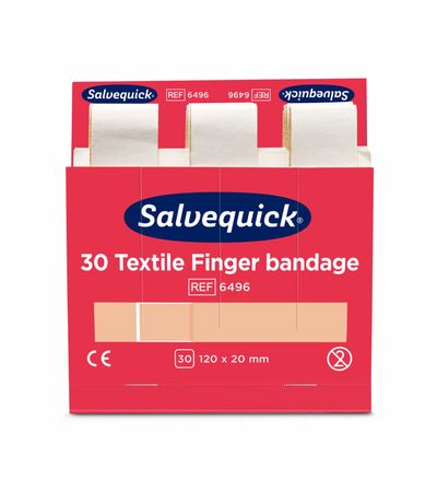 Salvequick kangaslaastari, pitkä teippi 6x30 kpl