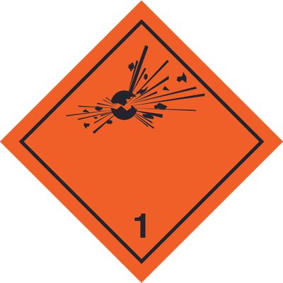 ADR 1 Räjähtävä