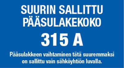 Sulaketarra-arkki 315A Sulaketarra-arkki 315A