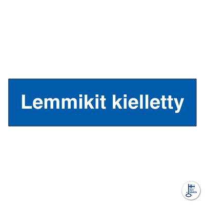 Lemmikit kielletty Lemmikit kielletty