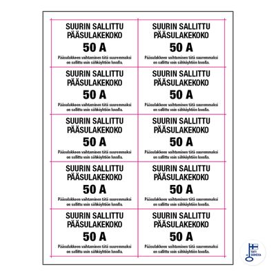 Sulaketarra-arkki 50A