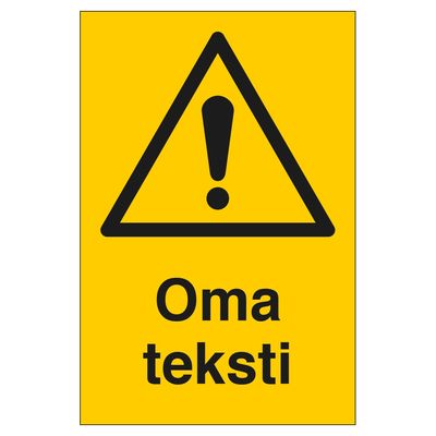 Suunnittele oma varoituskyltti