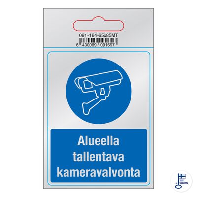 KP Alueella tallentava kameravalvonta 200x300MU