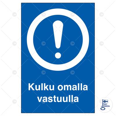 Kulku omalla vastuulla