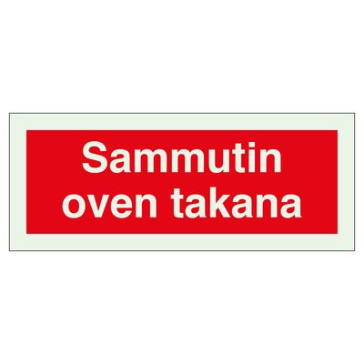 Sammutin oven takana jälkivalaiseva Sammutin oven takana jälkivalaiseva