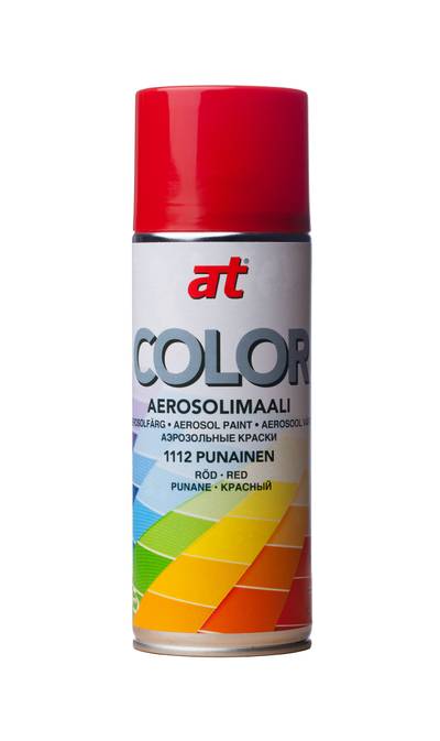 Aerosolimaali punainen 520ml