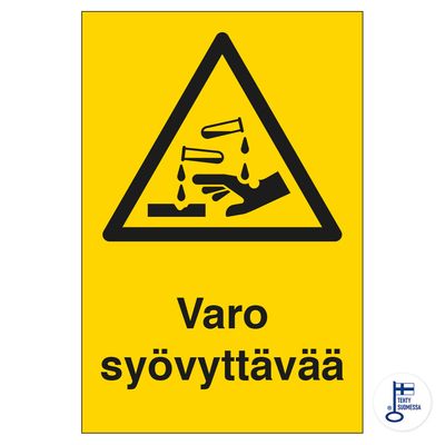 Varo syövyttävää