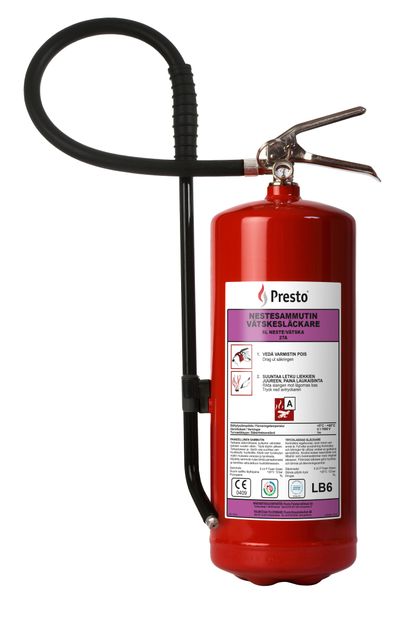 Presto LB6 litiumioniakkusammutin Presto LB6 litiumioniakkusammutin