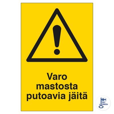 Varo mastosta putoavia jäitä Varo mastosta putoavia jäitä