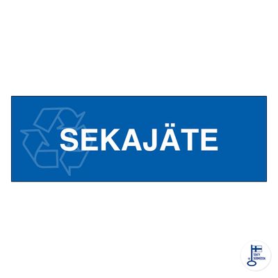 Jäteastiamerkki Sekajäte Jäteastiamerkki Sekajäte