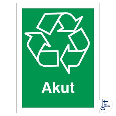 Kierrätysmerkki Akut