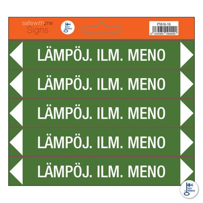Putkistotarra-arkki Lämpöjohto ilm. meno