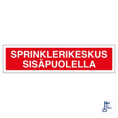 Sprinklerikeskus sisäpuolella