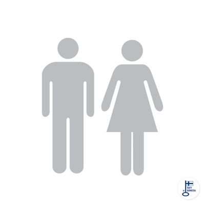 KP WC Symbolitarrat Nainen ja Mies 30x80TA