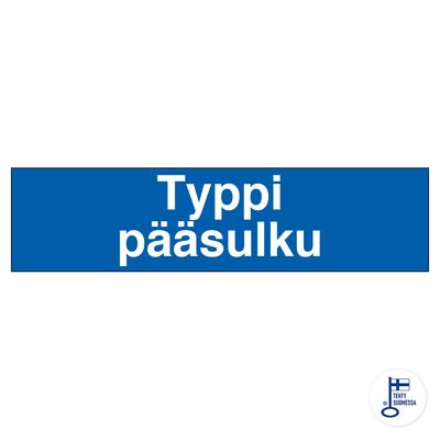 Typpi Pääsulku Typpi Pääsulku