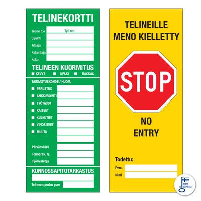 Telinekortti, kaksipuoleinen Telinekortti, kaksipuoleinen