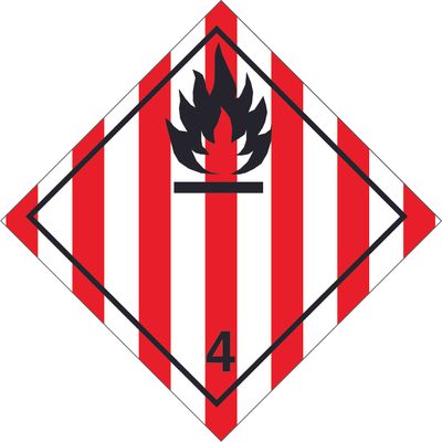 ADR 4 Itsestään syttyvät kiinteät aineet