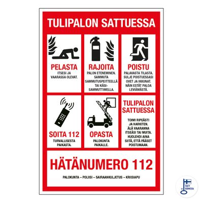 Tulipalon sattuessa Tulipalon sattuessa