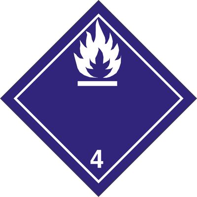 ADR 4 B Veden kanssa palavia kaasuja