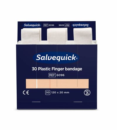Salvequick muovilaastari, pitkä teippi 6x30 kpl Salvequick muovilaastari, pitkä teippi 6x30 kpl