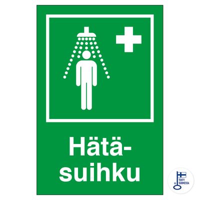 Ensiapukilpi, hätäsuihku Ensiapukilpi, hätäsuihku