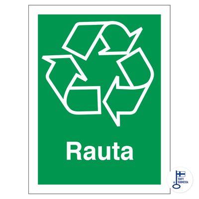 Kierrätysmerkki Rauta Kierrätysmerkki Rauta